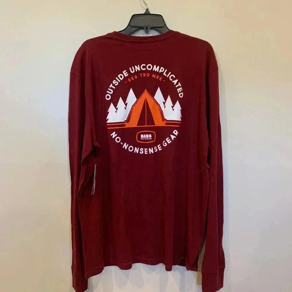 Mens Bass Pro Outdoor Long Sleeve T-Shirt Size  XL NWT - B2 - Picture 3 of 6